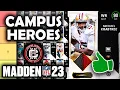 RANKING the BEST Campus Hero Cards in Madden 23 Ultimate Team Tier List