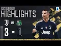 Juventus 3-1 Sassuolo Ramsey Ronaldo Secure win with Late Goals EXTENDED Highlights