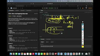 LEETCODE 75 Intervals 435 Non-Overlapping Intervals Python