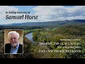 Samuel L Horst Memorial Service