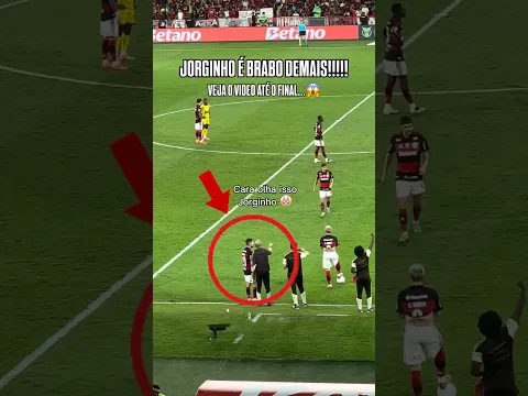OLHA OQUE JORGINHO FEZ NO JOGO DO FLAMENGO VS MIRASSOL #football #flamengo