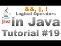 Logical Operators in Java with examples Tutorial