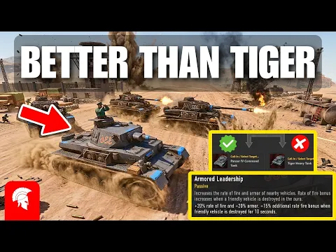 Don't Take The Tiger! Take The Command Tank Instead! - 4vs4 - Wehrmacht - Company of Heroes 3