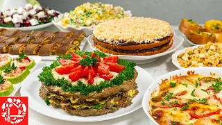 🎉 Бюджетное  меню на День РОЖДЕНИЯ на 8 ЧЕЛОВЕК 🎂 10 вкусных блюд НЕДОРОГО!