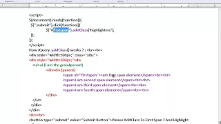 JQUERY ADDCLASS METHOD DEMO
