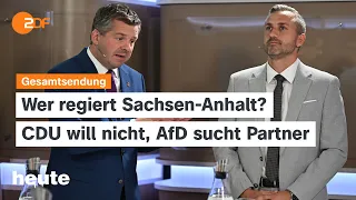 heute 19:00 Uhr vom 07.09.2026 Nachwirkungen der Wahl in Sachsen-Anhalt, Verkauf des VW-Werks