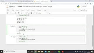 169 Python set intersection update Method