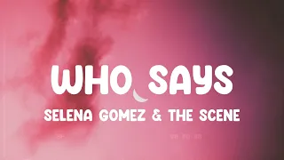 who says selena gomez u0026 the scene nicki minaj one direction mix lyrics