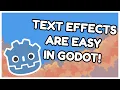 How To Make Text Effects in Minutes Godot