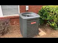 Newly Installed Scratch Dent Goodman Heat Pump Running