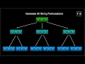 Printing All String Permutations - Backtracking Hard Level