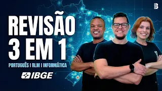 REVISÃO IBGE: 3 CONTEÚDOS MAIS COBRADOS EM 1 AULA