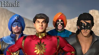 shaktiman vs krrish vs supersingh vs flyingjatt biggest fight 