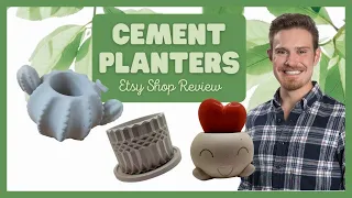 Cement Planters Etsy Shop Review | Etsy Tips 2022 | How to Sell on Etsy | Etsy Shop Owner