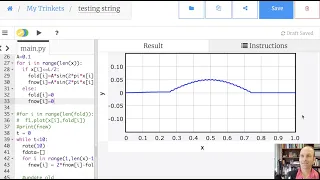 The Wave Equation and Finite Difference Method for a String in Python
