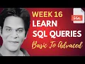 Week 16 SQL Queries Live Session