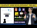Web Development Course Project In One In Hindi Node MongoDB API HTML CSS JS