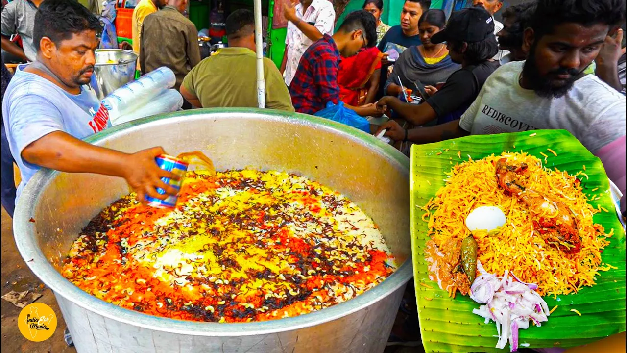 Gundu Bhai Hyderabadi Chicken Dum Biryani Daily 500 Kg Biryani Making Rs. 140/- Only l Madurai Food