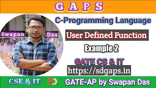 11 Example 2 User Defined Function C Program GATE C-Program