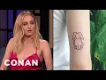 Sophie Turner s Risque Rabbit Tattoo CONAN on TBS
