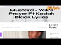 Mustard – Yak’s Prayer Ft Kodak Black Lyrics