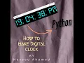 How to make a simple Digital clock with python in visual studio code Tech Bros