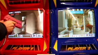 Time Crisis 2 Twin Shooter Arcade Machine in Play