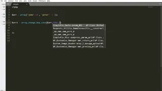 array change key case in php
