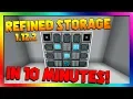 Refined Storage Autocrafting Tutorial in 10 MINUTES