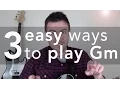 G Minor Chord 2 SUPER-EASY Gm Chords For Beginners