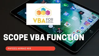 Scope Function in VBA