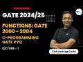 Functions GATE 2000 - 2004 L