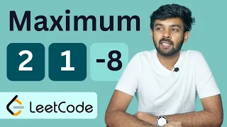 53 Maximum Subarray Java MANG Question Leetcode Tamil code io