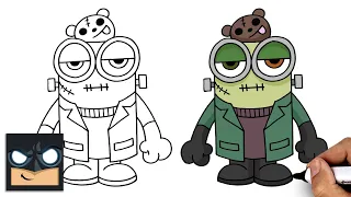 How to Draw Franken-Bob | Minions and Monsters