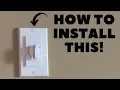 How To Install A 60-Minute Time Control With Continuous On