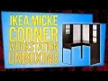 IKEA MICKE Corner Workstation Unboxing Assembly