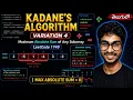 Kadane s Algo Variation 4 1749 Maximum Absolute Sum of Any Subarray Leetcode DSA Series