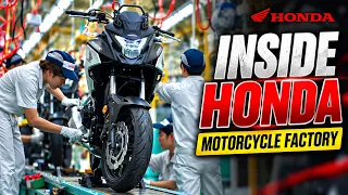 Inside Honda's Motorcycle Factory in China 🇨🇳 | How Motorcycles Are Made
