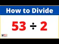 53 divided by 2 53 2 Long Division