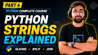 Python Strings Explained for Beginners String Methods Slicing Python Course Part 6