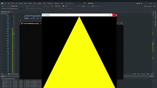 Our First Triangle OpenGL 3D Renderer
