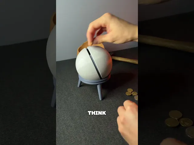 SLOT BALL | MODERN DESIGN PIGGY BANK video thumbnail
