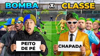 BOMBA x CLASSE!! SERÁ QUE CHUTAR FORTE É MELHOR QUE CHAPADA COLOCADA? 🤔