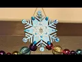 Dollar Tree wood snowflake