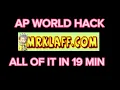 AP WORLD HACK - All of it in 19 Minutes with Timeline