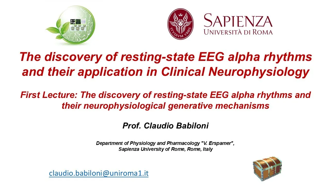 The discovery of human resting-state EEG alpha rhythms (First lesson)
