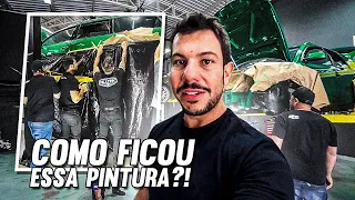 PASSAT VARIANT TURBO VERDE - CABINE DE PINTURA CASEIRA!????? Pintamos sozinhos, Deu Ruim?