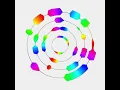 Gradation circle Draw by openFrameworks