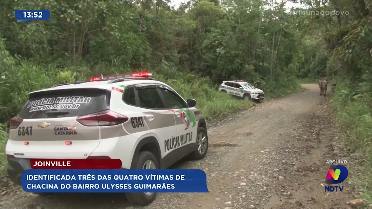 Joinville: identificada três das quatro vítimas de chacina do bairro Ulysses Guimarães