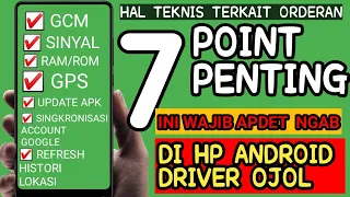 Download 7 POINT PENTING YANG MEMPENGARUHI ORDER MASUK KE APLIKASI DRIVER OJOL DI HP ANDROID MP3